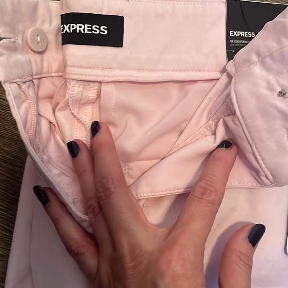 BNWT 🌶️🌵 express pants. Size  4 R blush color super feminine and professional - Picture 12 of 12